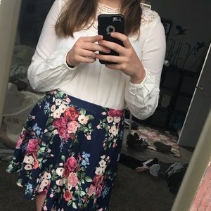 Adorable floral skirt